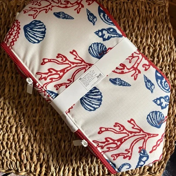 IKEA SOMMARFLADER Cooler Tote Bag Shells Coral Print - Picture 7 of 7